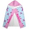 Airplane Theme - for Girls Hooded Towel - Folded