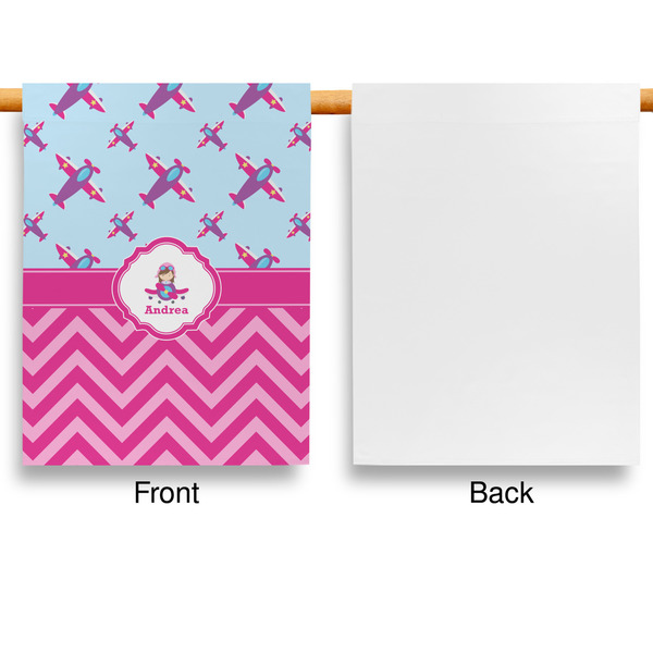 Airplane Theme - for Girls House Flags - Single Sided - APPROVAL