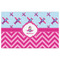 Airplane Theme - for Girls Indoor / Outdoor Rug - 5'x8' - Front Flat