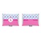 Airplane Theme - for Girls  Indoor Rectangular Burlap Pillow (Front and Back)
