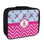 Airplane Theme - for Girls Insulated Lunch Bag (Personalized)