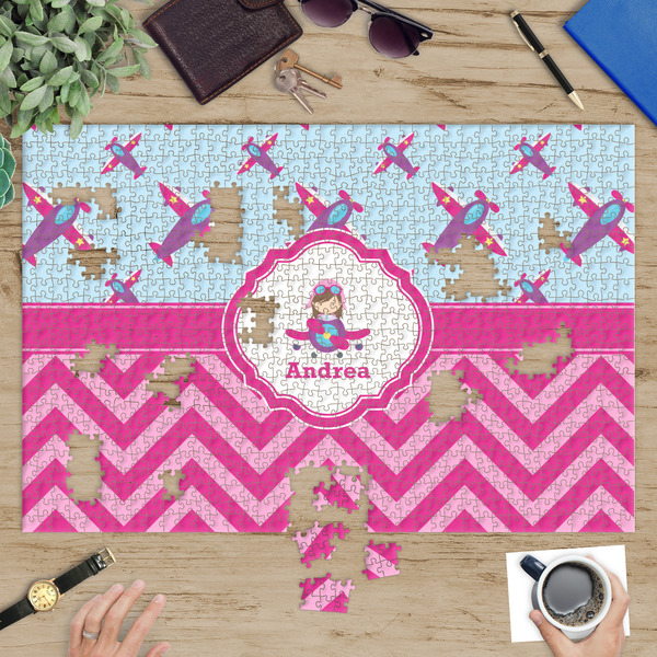 Airplane Theme - for Girls Jigsaw Puzzle 1014 Piece - In Context