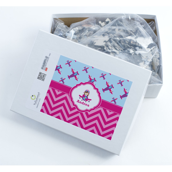 Airplane Theme - for Girls Jigsaw Puzzle 500 Piece - Box