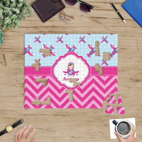 Airplane Theme - for Girls Jigsaw Puzzle 500 Piece - In Context