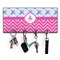 Airplane Theme - for Girls Key Hanger w/ 4 Hooks & Keys