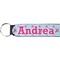 Airplane Theme - for Girls Neoprene Keychain Fob (Personalized)