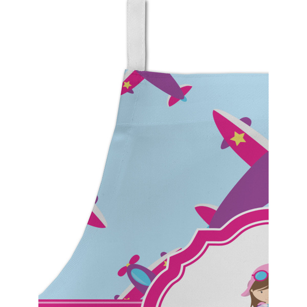 Airplane Theme - for Girls Kid's Aprons - Detail