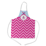 Airplane Theme - for Girls Kid's Apron w/ Name or Text