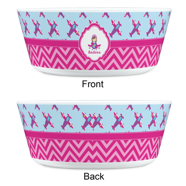 Airplane Theme - for Girls Kids Bowls - APPROVAL