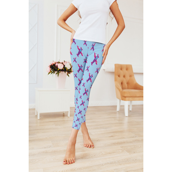 Airplane Theme - for Girls Ladies Leggings - LIFESTYLE 2