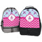 Airplane Theme - for Girls Large Backpacks - Both