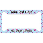 Airplane Theme - for Girls License Plate Frame (Personalized)