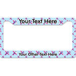 Airplane Theme - for Girls License Plate Frame - Style B (Personalized)