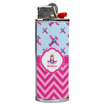 Airplane Theme - for Girls Case for BIC Lighters (Personalized)