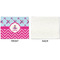 Airplane Theme - for Girls Linen Placemat - APPROVAL Single (single sided)