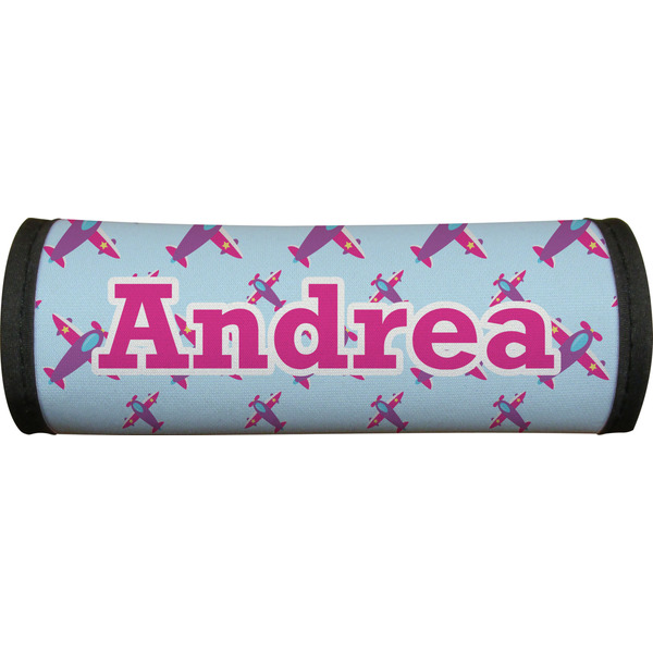 Airplane Theme - for Girls Luggage Handle Wrap