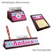 Airplane Theme - for Girls Mahogany Desk Accessories