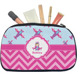 Airplane Theme - for Girls Makeup / Cosmetic Bag - Medium (Personalized)