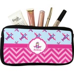 Airplane Theme - for Girls Makeup / Cosmetic Bag (Personalized)