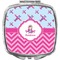 Airplane Theme - for Girls Compact Makeup Mirror (Personalized)