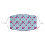 Airplane Theme - for Girls Adult Cloth Face Mask