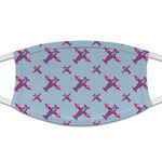 Airplane Theme - for Girls Cloth Face Mask (T-Shirt Fabric)