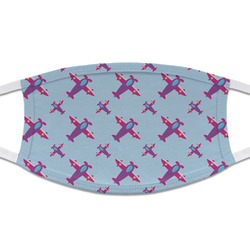 Airplane Theme - for Girls Cloth Face Mask (T-Shirt Fabric)