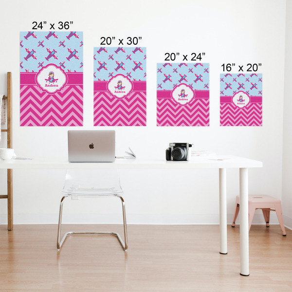 Airplane Theme - for Girls Matte Poster - Sizes