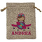 Airplane Theme - for Girls Burlap Gift Bag