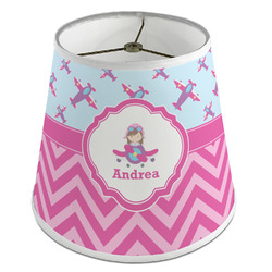 Airplane Theme - for Girls Empire Lamp Shade (Personalized)