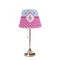 Airplane Theme - for Girls Poly Film Empire Lampshade - On Stand