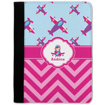 Airplane Theme - for Girls Notebook Padfolio w/ Name or Text