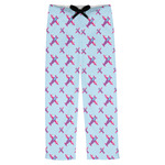 Airplane Theme - for Girls Mens Pajama Pants - XS