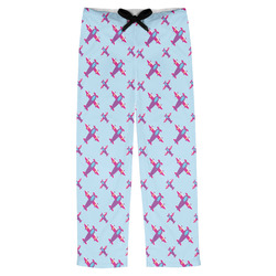 Airplane Theme - for Girls Mens Pajama Pants (Personalized)
