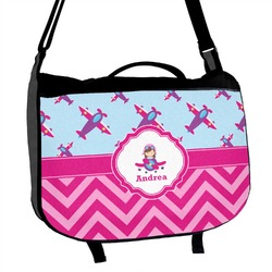 Airplane Theme - for Girls Messenger Bag (Personalized)