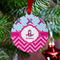 Airplane Theme - for Girls Metal Ball Ornament - Lifestyle