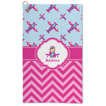 Airplane Theme - for Girls Microfiber Golf Towel (Personalized)