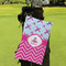 Airplane Theme - for Girls Microfiber Golf Towels - Small - LIFESTYLE