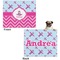 Airplane Theme - for Girls Microfleece Dog Blanket - Large- Front & Back
