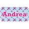 Airplane Theme - for Girls Mini/Bicycle License Plate (2 Holes) (Personalized)