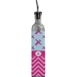 Airplane Theme - for Girls Oil Dispenser Bottle (Personalized)