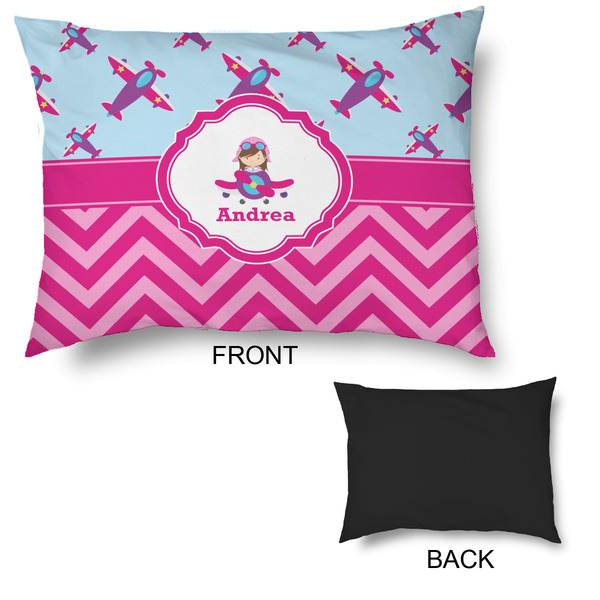 Airplane Theme - for Girls Outdoor Dog Beds - Large - APPROVAL