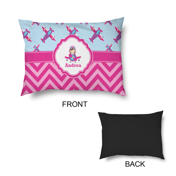 Airplane Theme - for Girls Outdoor Dog Beds - Small - APPROVAL