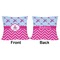 Airplane Theme - for Girls Outdoor Pillow - 18x18