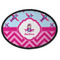 Airplane Theme - for Girls Oval Patch