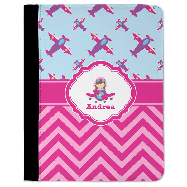 Custom Airplane Theme - for Girls Padfolio Clipboard (Personalized)