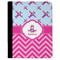 Airplane Theme - for Girls Padfolio Clipboards - Large - FRONT