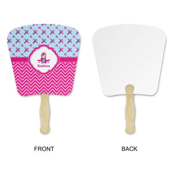 Airplane Theme - for Girls Paper Fans - Approval