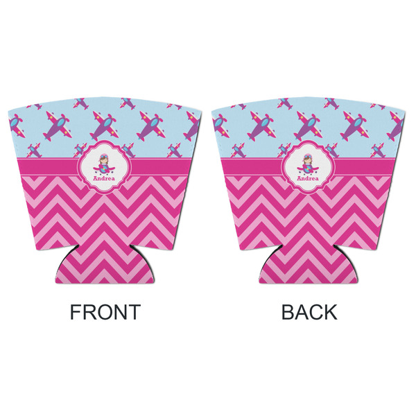 Airplane Theme - for Girls Party Cup Sleeves - with bottom - APPROVAL
