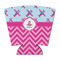 Airplane Theme - for Girls Party Cup Sleeves - with bottom - FRONT